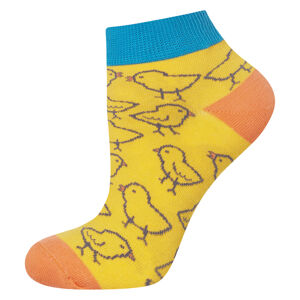 Pánske ponožky SOXO GOOD STUFF - Kuriatka žltá 40-45