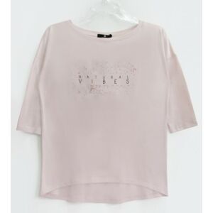 Dámske tričko VIBES špinavá ružová 46