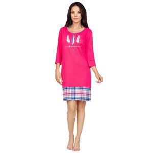 Dámska nočná košeľa Regina 401 7/8 S-XL Růžová M