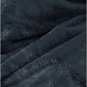 Tmavomodrá dámska zimná bunda s vložkou (7600BIG) tmavěmodrá 52