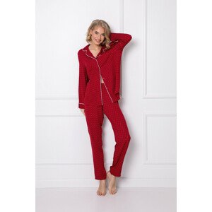 Aruelle Michaela Dlhé dámske pyžamo XS-2XL červená/červená XL