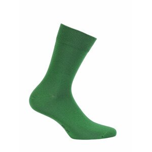 Hladké pánske ponožky PERFECT MAN - CASUAL zelená 45/47