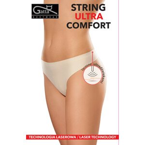 Dámske nohavičky string Gatta 41589 Ultra Comfort béžová/béžová S