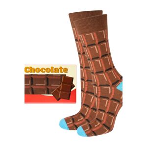 SOXO GOOD STUFF Ponožky - Čokoláda/kartón