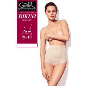 Dámske nohavičky Gatta Corrective Bikini High Waist 1464S lehce nahé/neobvyklé.béžová S