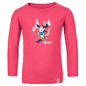 Detské bavlnené tričko Lero-j pink - Kilpi 110