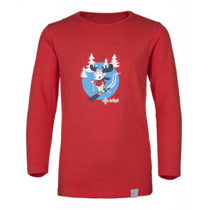 Detské bavlnené tričko Lero-j červené - Kilpi 122
