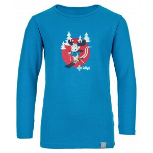 Detské bavlnené tričko Lero-j modré - Kilpi 98