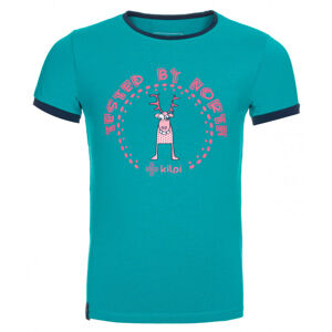 Dievčenské tričko Mercy-jg tyrkysová - Kilpi 110
