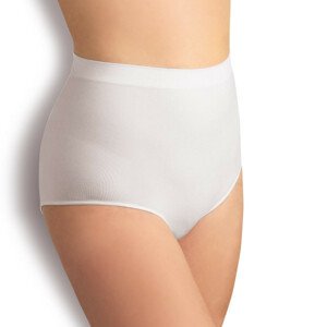 Nohavičky s vysokým pásom bezšvíkové Culotte maxxi Intimidea Farba: Bílá, velikost M