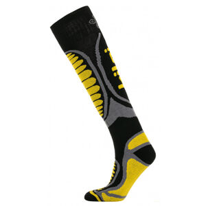 Unisex lyžiarske ponožky Anxo-u žlté - Kilpi 39