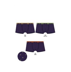 Pánske boxerky Umbro UIB 05157 Uomo zelenomodrá/oranžová XL