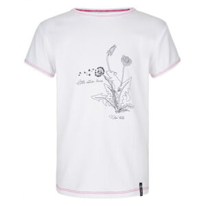 Dievčenské bavlnené tričko Avio-jg white - Kilpi 86