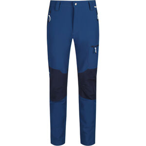 Pánske outdoorové nohavice Regatta RMJ225R Questra II Tmavo modrá modrá 32in