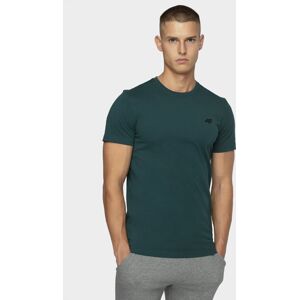 Pánske bavlnené tričko 4F TSM300 Zelené morské zelená XXL