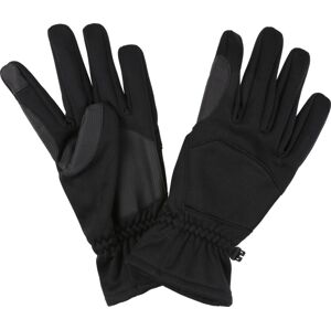 Pánske softshellové rukavice Regatta Rmg027 Softshell Gloves Čierne Cernay L