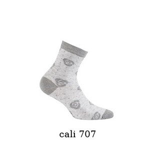 Dámske vzorované ponožky Gatta Cottoline G 84.01N browncoal 39-41