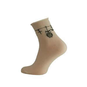 Dámske ponožky Bratex Lady 8422 šedá/žíhaná 36-38