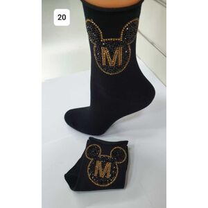 Hrubšie ponožky s aplikáciou WZ20 nero univerzálny