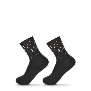 Dámske ponožky s flitrami Be Snazzy SK-48, 36-41 černá 36-41