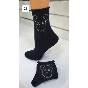 Dámske ponožky Magnetism 61 Bear Bow Tie 21/22 černá univerzální