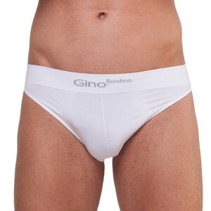 Pánske biele bambusové nohavičky Gino (50003) S