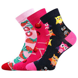 3PACK detské ponožky Lonka viacfarebné (Dedotik - Mix B) 35/38