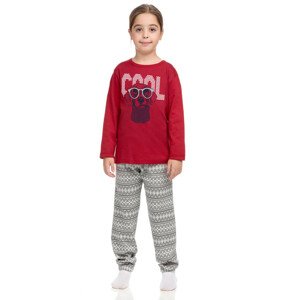 Vamp - Pohodlné detské pyžamo 15680 - Vamp red flame xs