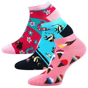 3PACK detské ponožky Lonka viacfarebné (Dedonik - Mix B) 30/34