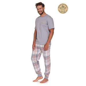 Pánske pyžamo PMB.4331 GREYRED XL