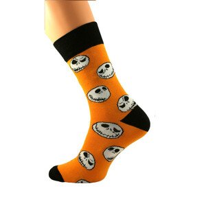 Pánske ponožky Bratex Popsox Halloween 5650 oranžová 39-42