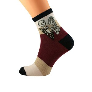 Dámske ponožky Bratex Popsox Halloween 5643, 36-41 biela 36-38