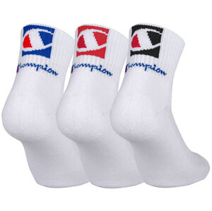 3PACK ponožky Champion biele (Y0B0B-9YZ-biela) 43-46