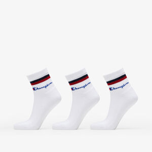 3PACK ponožky Champion biele (Y0B0C-9YX) 35-38