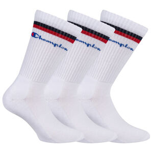 3PACK ponožky Champion biele (Y0B0A-9YX) 43-46