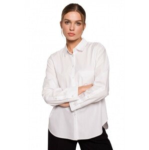 S276 Klasická košeľa s golierom - biela EU L