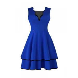 Dámske šaty Dona - jers 54 kráľovská modrá