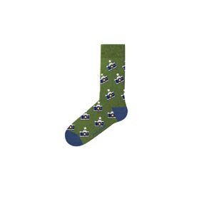 Pánske ponožky John Frank JFLSFUN81 UNI Zelená