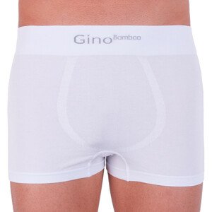 Pánske boxerky Gino bezšvové bambusové biele (53004) S
