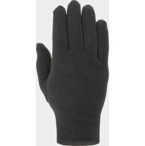 Fleecové rukavice 4F REU302 Čierne černá M