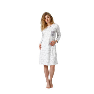 Dámska nočná košeľa Sanvy 1080 biela XL