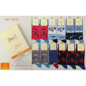 Unisex ponožky 11012 zmes farieb 39-44