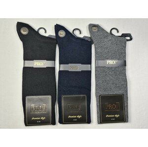 Pánske ponožky PRO 15100 tmavo modrá 41-44