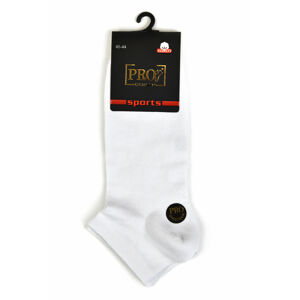 Pánske ponožky PRO 10505W 41-44 WHITE bílá 41-44