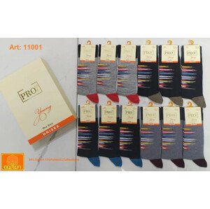 Unisex ponožky 11001 zmes farieb 39-44