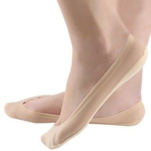 Ponožky baleríny so silikónom 1093 černá Univerzální
