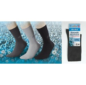 Ponožky DEO MED Cotton tmavo modrá 35-38