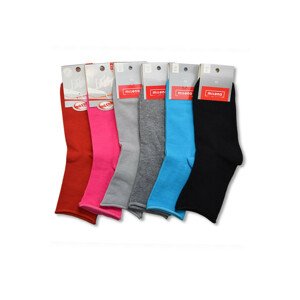 Hladké dámske netlačiace ponožky směs barev 37-41