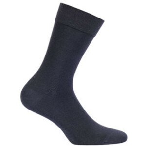 Hladké pánske ponožky ELEGANT grafit 45-47