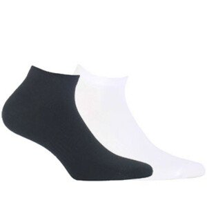 Hladké krátke dámske ponožky Ag+ černá 39/41